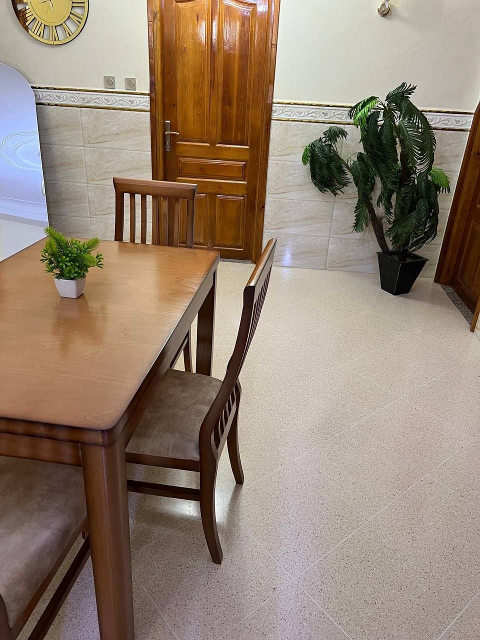 Table En Bois Pour Salon_cuisine(hetre)